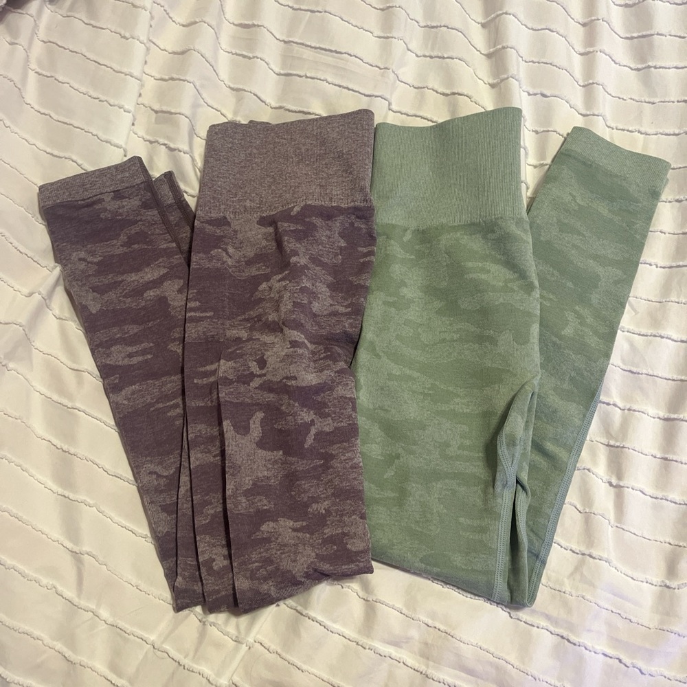 2 camo leggings bundle